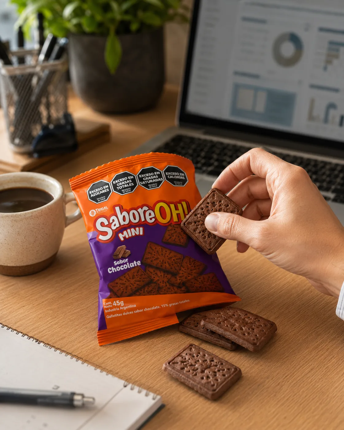 Galletitas SaboreOH! sabor Chocolate